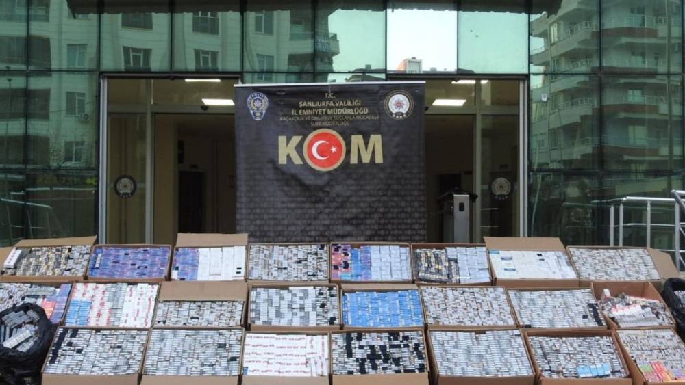 Şanlıurfa&rsquo;da ka&ccedil;ak sigara operasyonu: 1 tutuklama 
