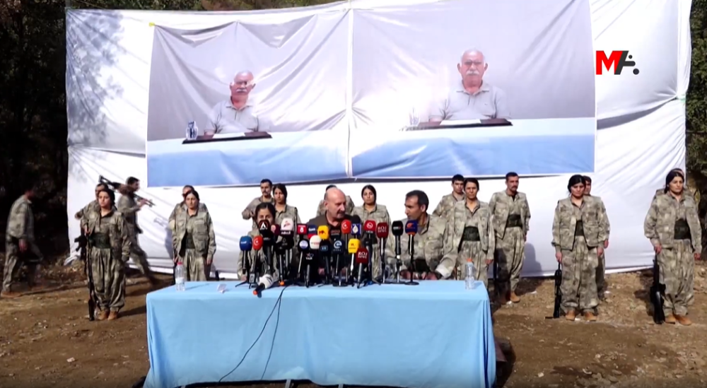 PKK T&uuml;rkiye&rsquo;den tamamen &ccedil;ekildiğini duyurdu  