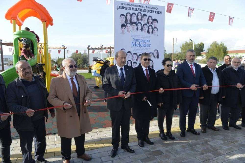 KKTC Cumhurbaşkanı Ersin Tatar: 'Şampiyon Melekler, Kıbrıs T&uuml;rk&uuml;&rsquo;n&uuml;n Birlik Sembol&uuml;d&uuml;r'  - Videolu Haber