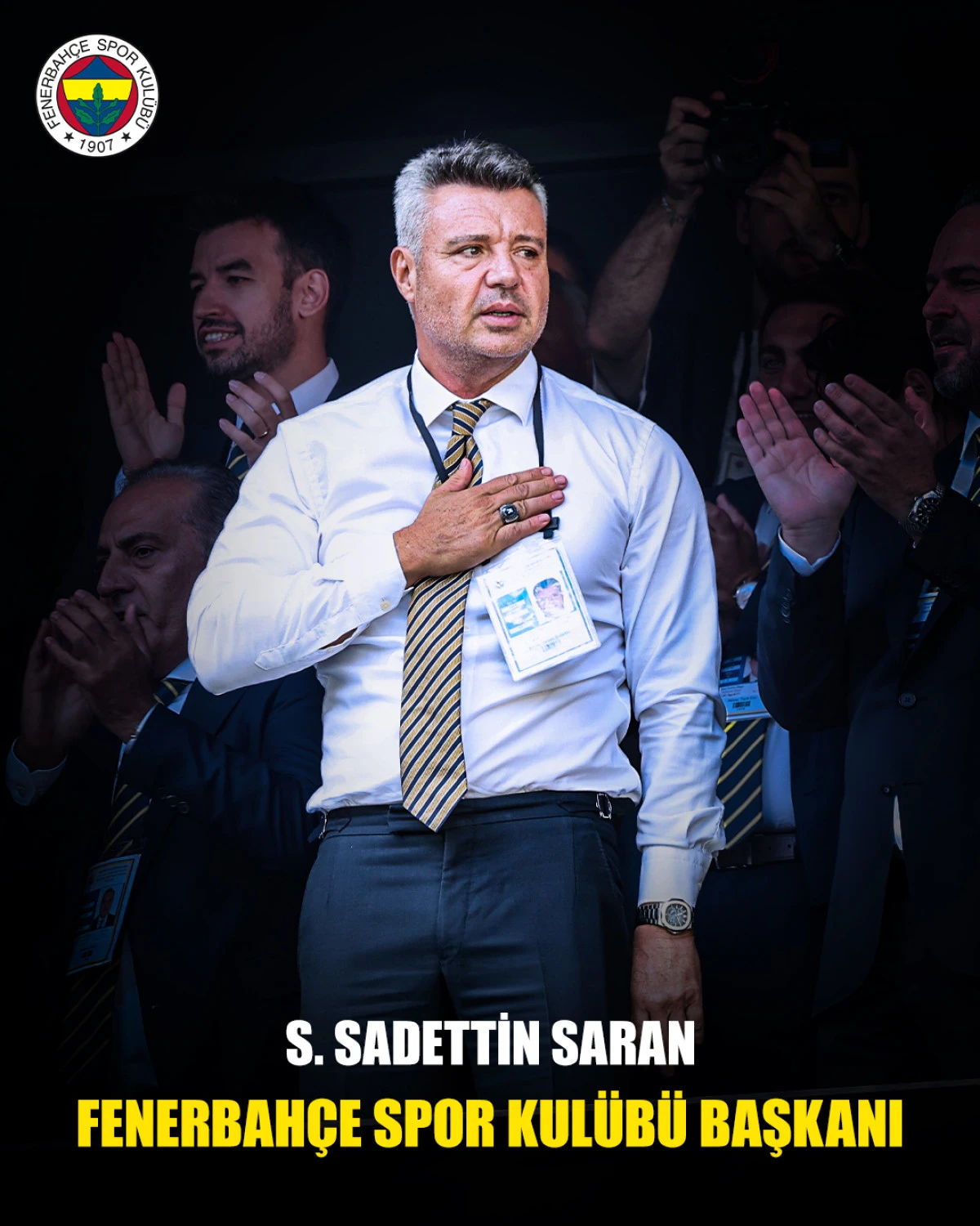 Sadettin Saran Fenerbah&ccedil;e&rsquo;nin Yeni Başkanı Oldu